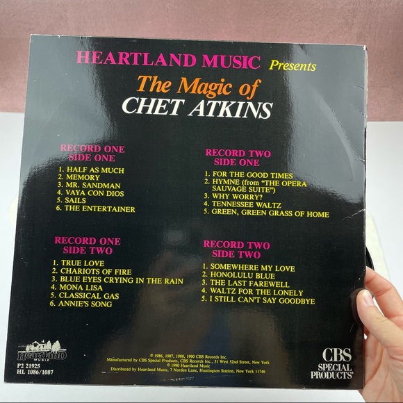 The Magic Of Chet Atkins Heartland Music Vinyl Music Record - Picture 4 of 5